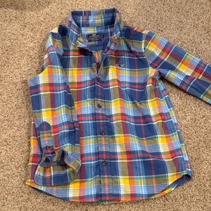 Vineyard Vines Kids Colorful Plaid Button-Down Shirt